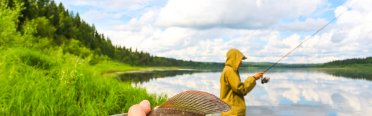 Рыбалка на щуку и хариуса в Архангельской области. Фото 13754.