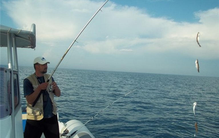 Морская рыбалка в Феодосии. Фото 9434.